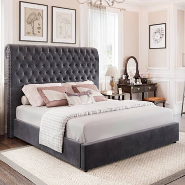 Knobel luxe store upholstered platform bed